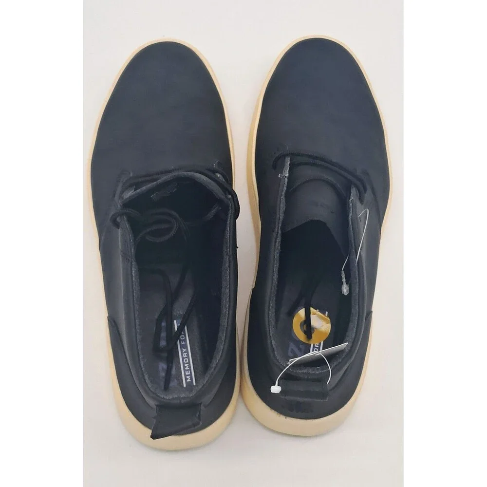 Izod Palmer Boots Men's 8 Black Chukka Memory Foam Shoes